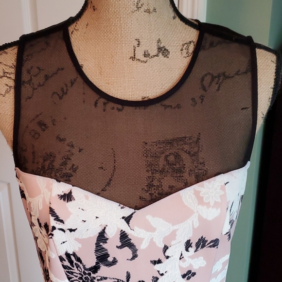 Trixxi Light Pink Floral Print Dress - Picture 2 of 7